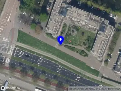 Snelheidscontrole op Oostmaaslaan te Rotterdam