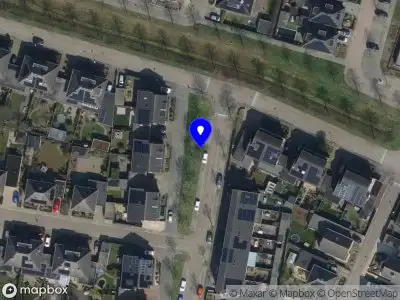 Brandweer met gepaste spoed naar de Merlingsakker in Prinsenbeek