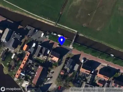 Brandweer met gepaste spoed naar de Krommezijl in Leeuwarden