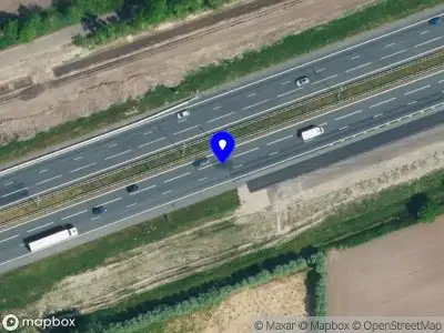 Snelheidscontrole op A1 te Wilp