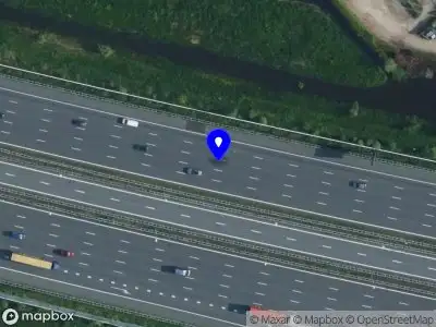 Snelheidscontrole op A1 te Muiden