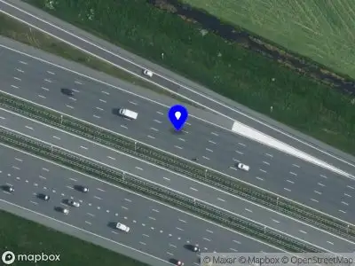 Snelheidscontrole op A1 te Muiden