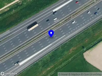 Snelheidscontrole op A1 te Wilp