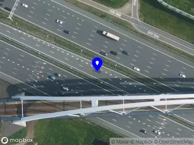 Snelheidscontrole op A1 te Muiden