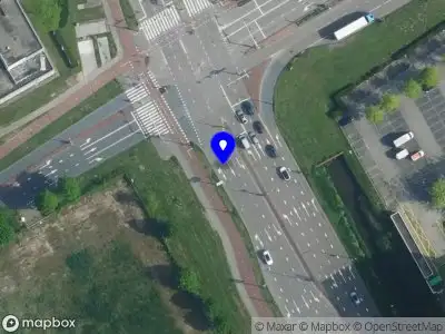 Snelheidscontrole op Muntbergweg te Amsterdam