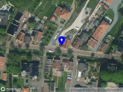 Brandweer met gepaste spoed naar de Dorpsstraat in Jisp vanwege stormschade