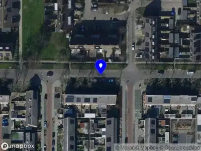 Brandweer met gepaste spoed naar de Haringvlietplein in Zierikzee vanwege stormschade