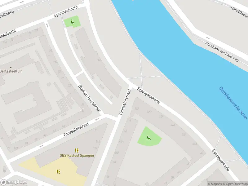 Ambulance met grote spoed naar de Spangesekade in Rotterdam