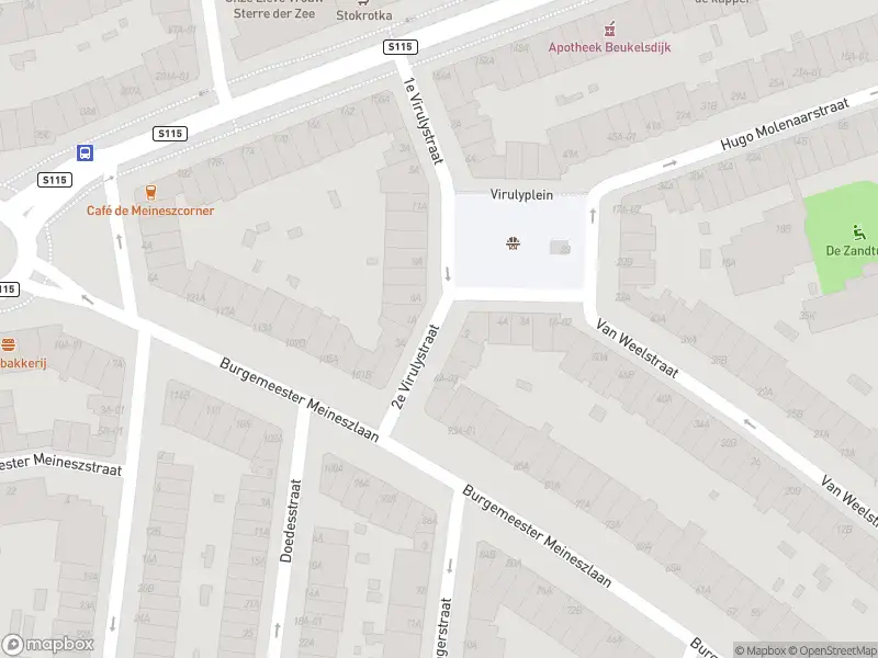 Ambulance met grote spoed naar de 2e Virulystraat in Rotterdam