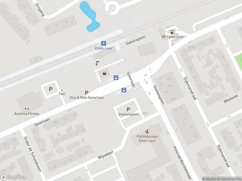 Politie met grote spoed naar de Stationsplein in Etten-Leur vanwege letsel