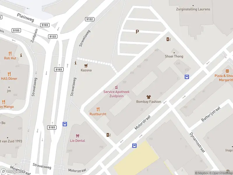 112 melding Ambulance met gepaste spoed naar de Strevelsweg in Rotterdam