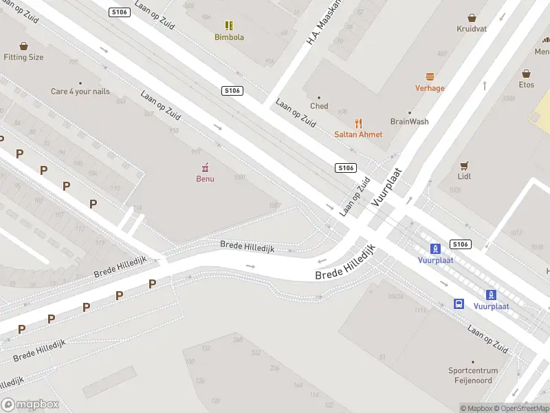 Besteld ambulance vervoer naar de Brede Hilledijk in Rotterdam