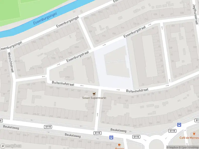 Ambulance met gepaste spoed naar de Buitenhofstraat in Rotterdam