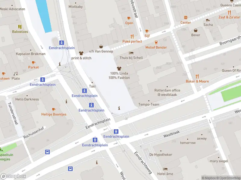 Ambulance met grote spoed naar de Eendrachtsplein in Rotterdam