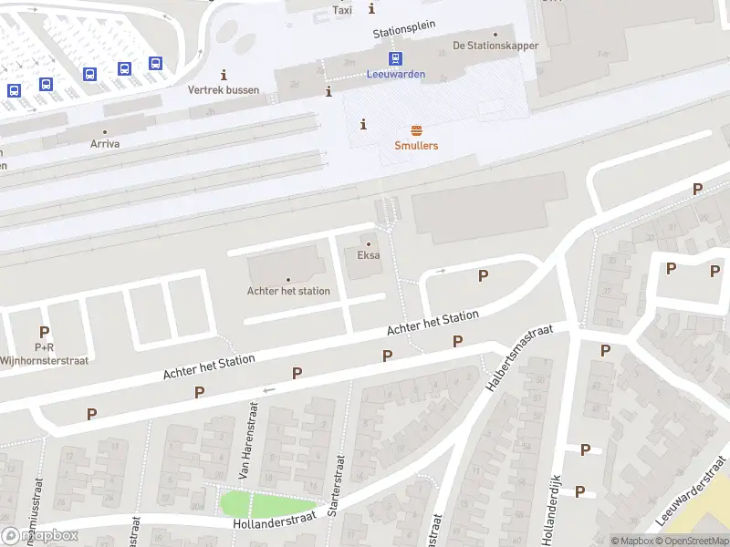Brandweer met grote spoed naar de Achter het Station in Leeuwarden vanwege voertuigbrand