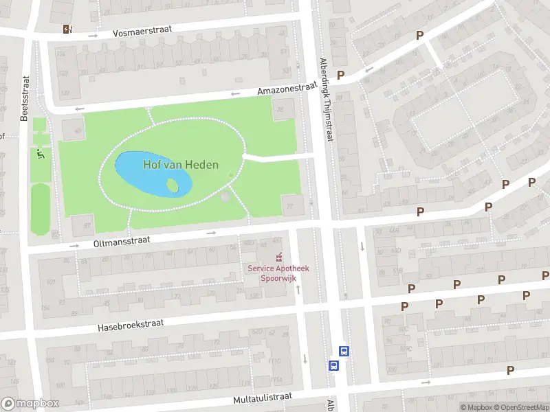 Politie met grote spoed naar de Alberdingk Thijmstraat in 's-Gravenhage vanwege ongeval met letsel