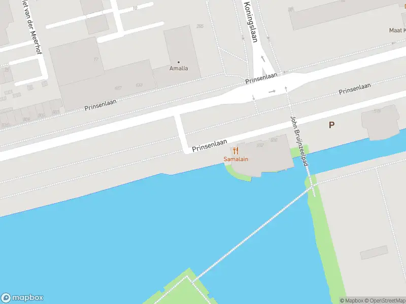 Ambulance met grote spoed naar de Prinsenlaan in Rotterdam