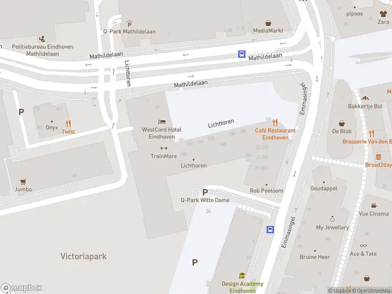 Brandweer met gepaste spoed naar de Lichttoren in Eindhoven vanwege een liftopsluiting