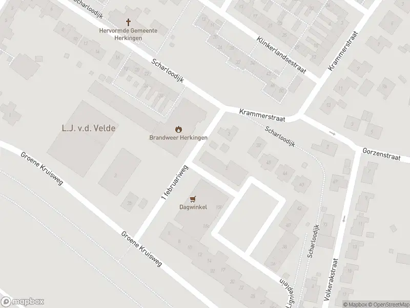 Brandweer met normale urgentie naar de 1 februariweg in Herkingen