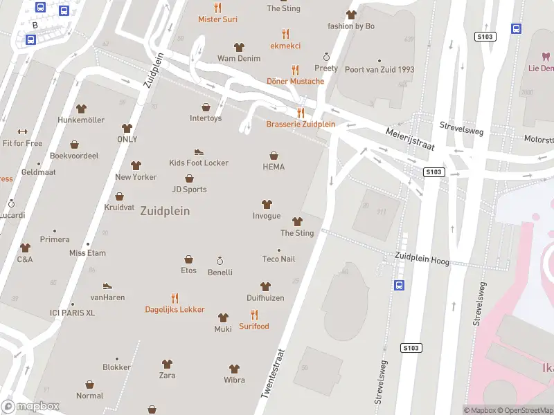 112 melding Ambulance met grote spoed naar de Zuidplein Hoog in Rotterdam