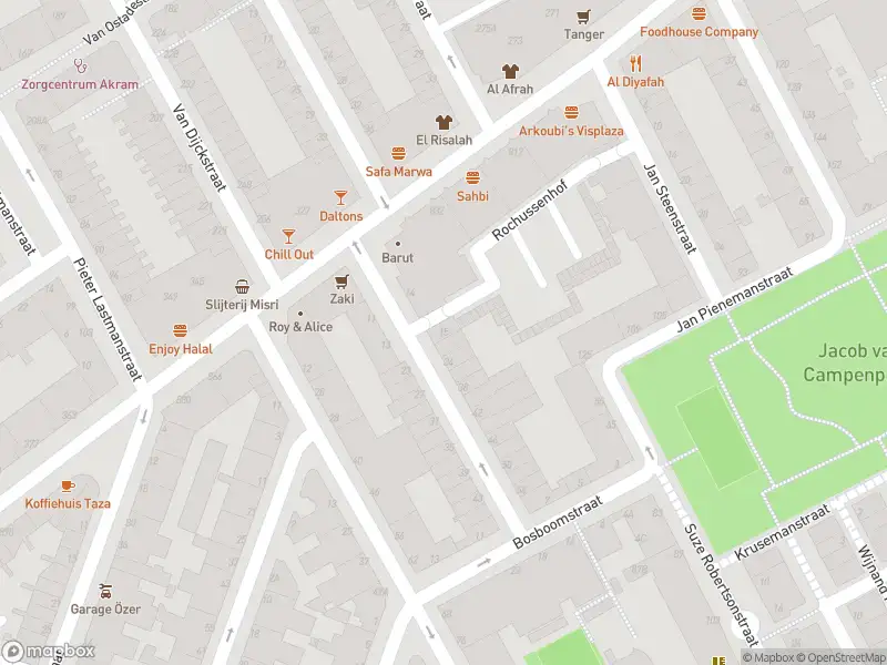 Ambulance met grote spoed naar de Rochussenhof in 's-Gravenhage