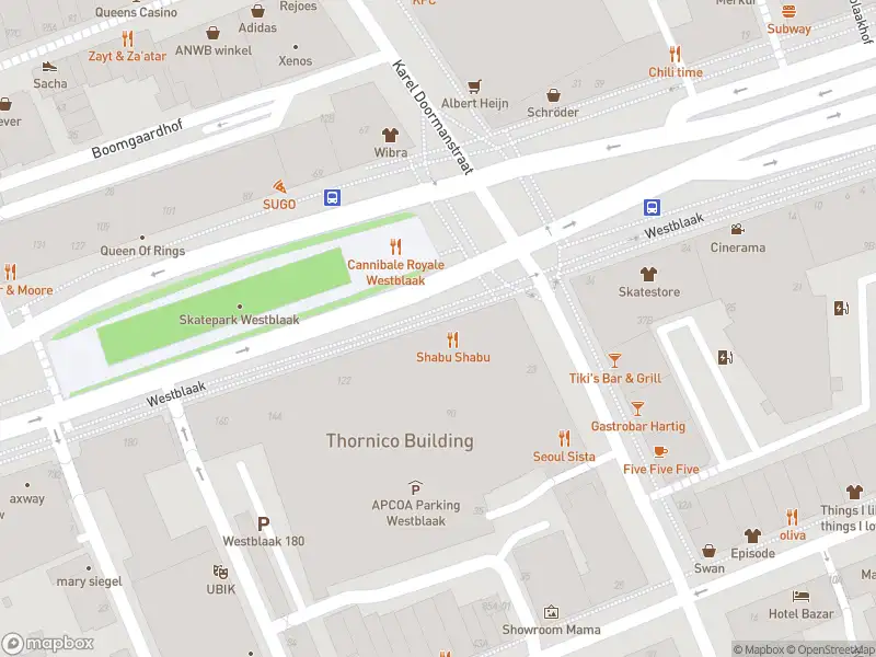 112 melding Ambulance met grote spoed naar de Westblaak in Rotterdam