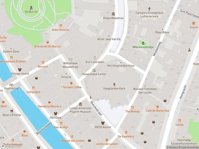 Ambulance met grote spoed naar de Nieuwstraat in Leiden