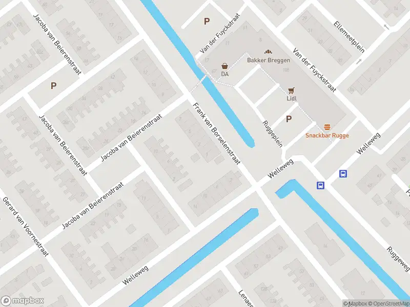 Ambulance met grote spoed naar de Frank van Borselenstraat in Brielle