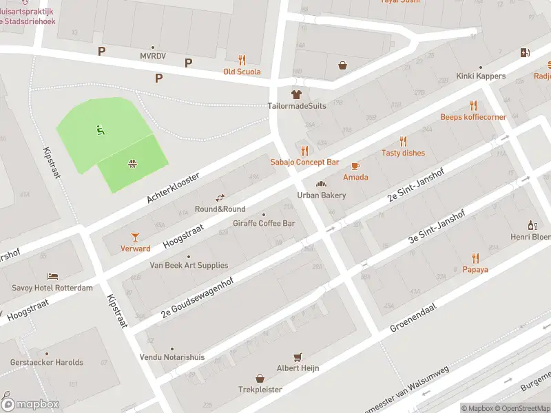 112 melding Ambulance met gepaste spoed naar de Hoogstraat in Rotterdam