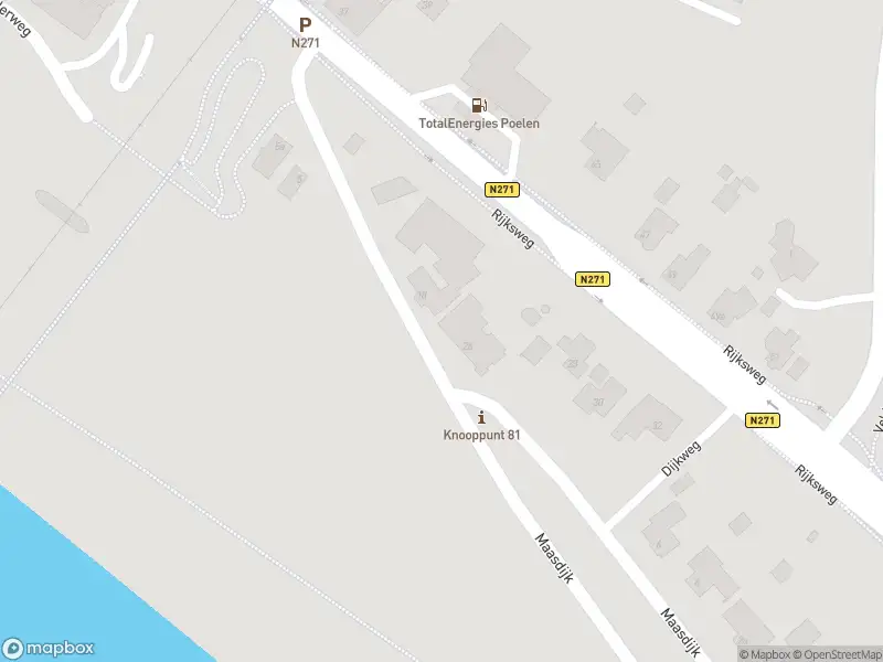 Ambulance met grote spoed naar de Maasdijk in Mook