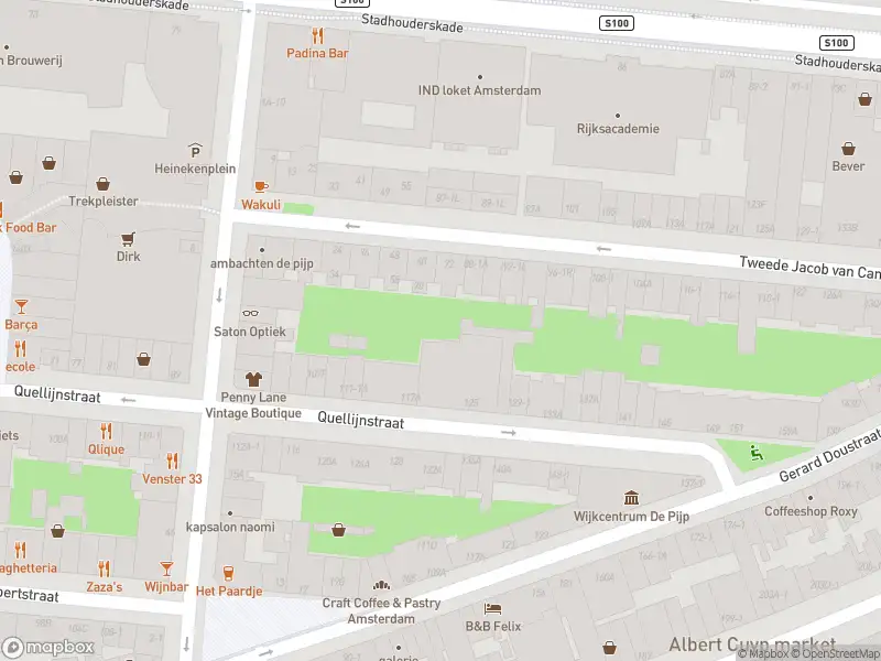 Ambulance met gepaste spoed naar de Tweede Jacob van Campenstraat in Amsterdam