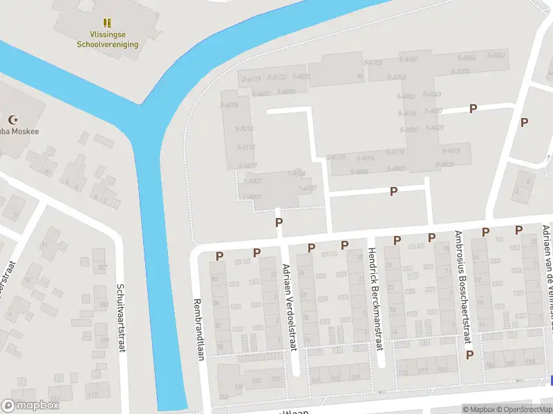 Brandweer met gepaste spoed naar de Adriaen Coortelaan in Vlissingen