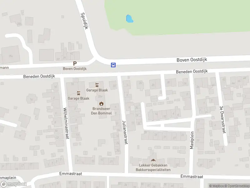 Brandweer met normale urgentie naar de Beneden Oostdijk in Den Bommel