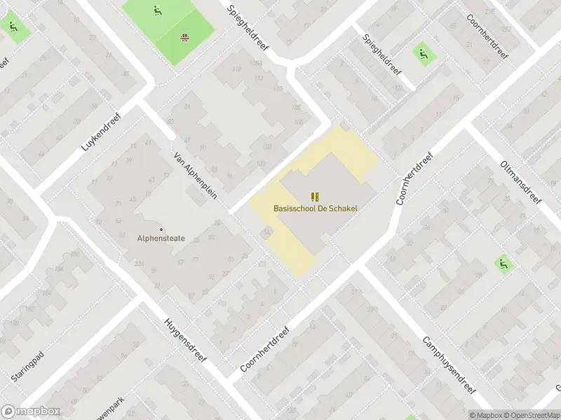 Ambulance met grote spoed naar de Van Alphenplein in Leiderdorp