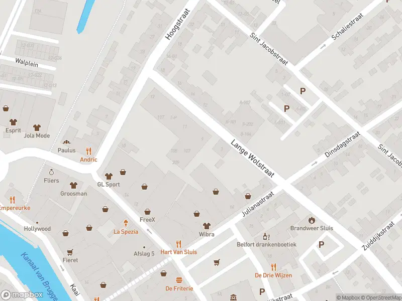 Politie met grote spoed naar de Lange Wolstraat in Sluis vanwege letsel