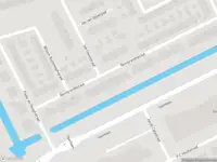 Ambulance met gepaste spoed naar de Rembrandtstraat in Spijkenisse