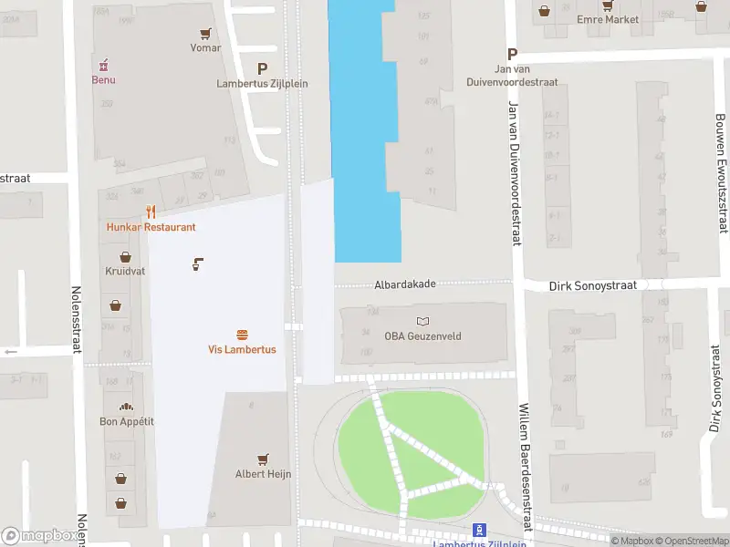 Ambulance met gepaste spoed naar de Aalbersestraat in Amsterdam