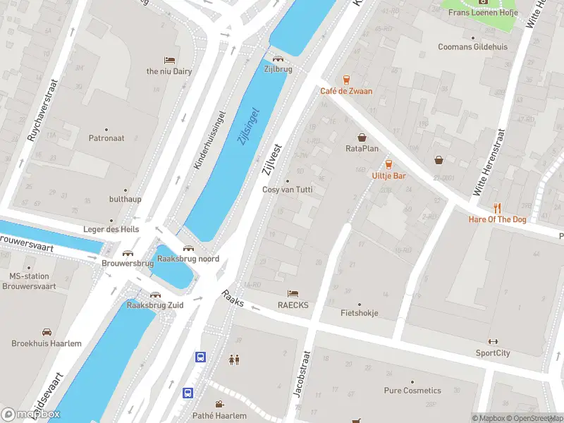 Ambulance naar de Zijlvest in Haarlem