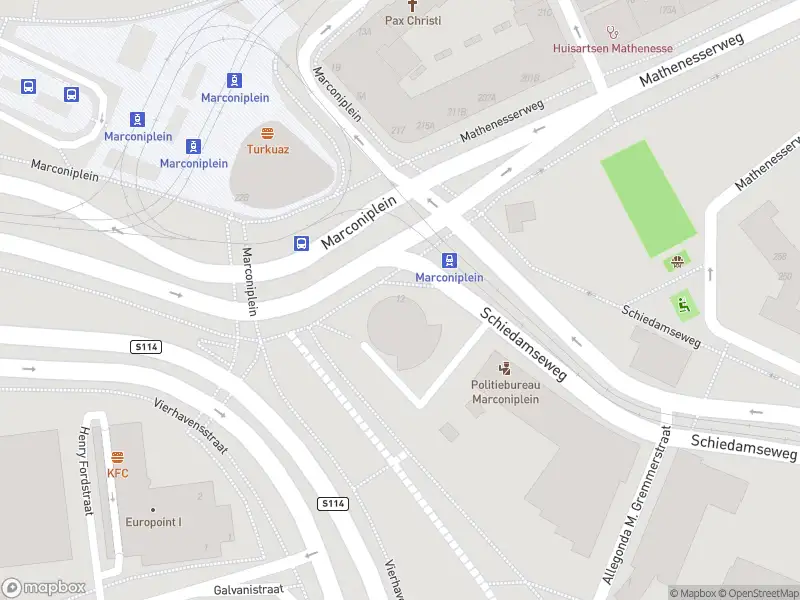 112 melding Ambulance met gepaste spoed naar de Marconiplein in Rotterdam