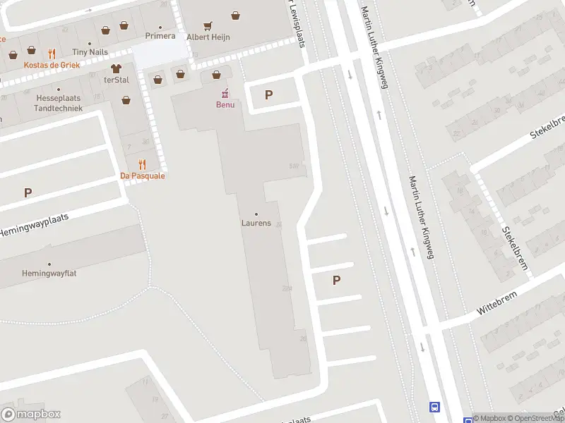 Besteld ambulance vervoer naar de Sinclair Lewisplaats in Rotterdam