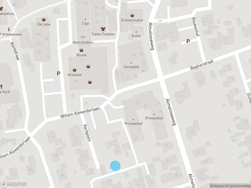 Politie naar de Willem Alexanderlaan in Vriezenveen vanwege aanrijding met letsel