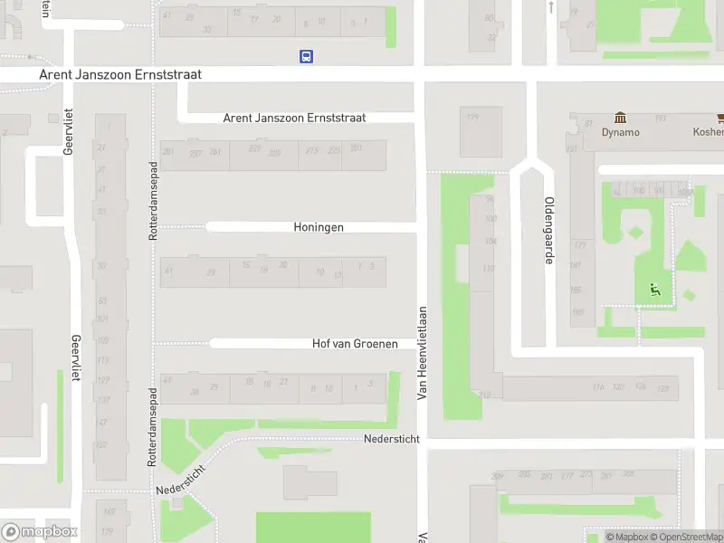 Ambulance met grote spoed naar de Honingen in Amsterdam