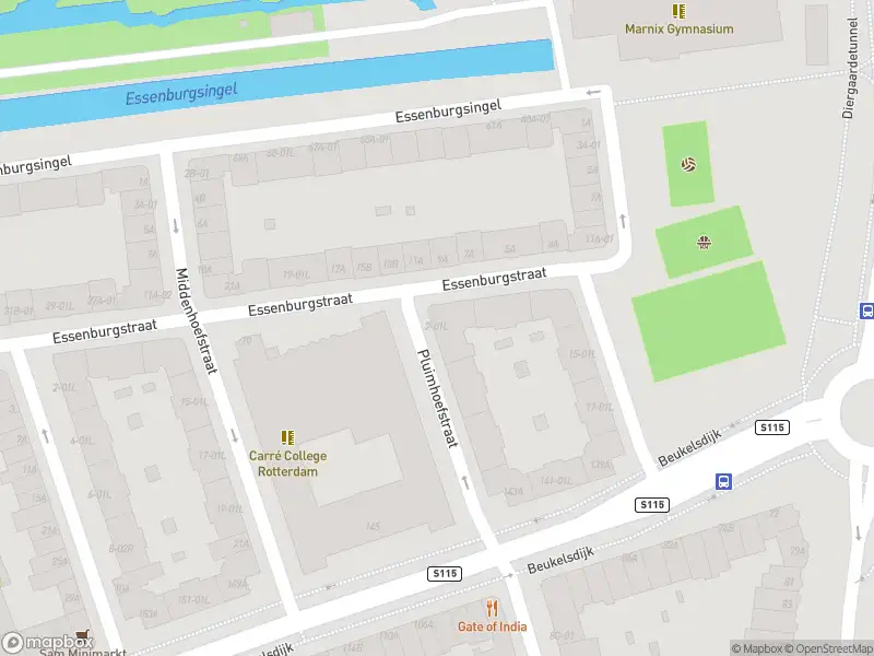 112 melding Politie naar de Pluimhoefstraat in Rotterdam