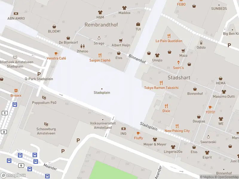 Ambulance met gepaste spoed naar de Stadsplein in Amstelveen