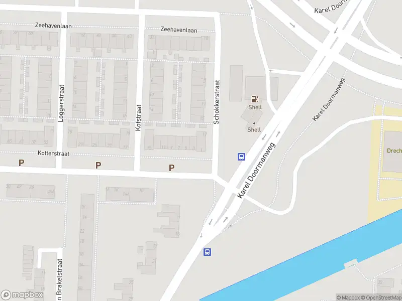 Ambulance met gepaste spoed naar de Kotterstraat in Dordrecht