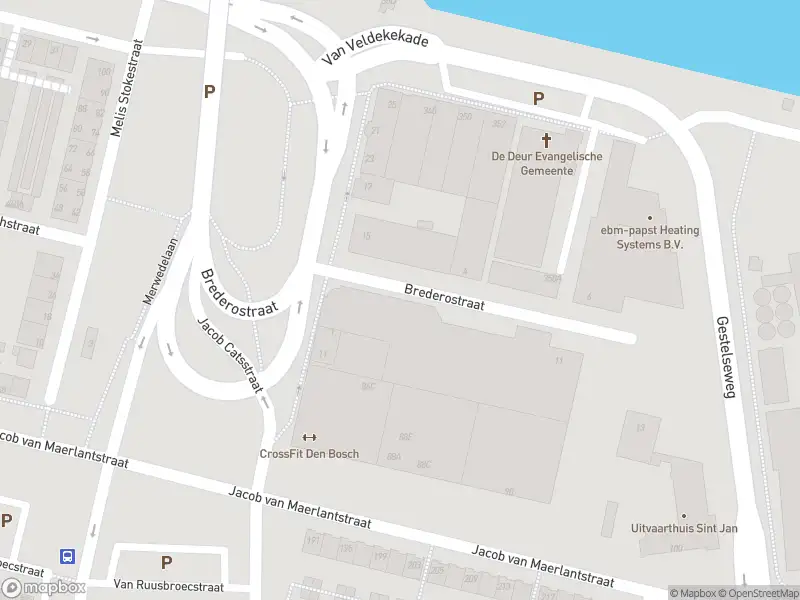 Politie naar de Brederostraat in 's-Hertogenbosch vanwege ongeval met letsel