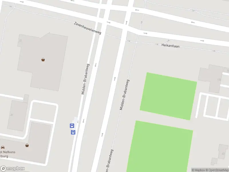 Brandweer met gepaste spoed naar de Goirkekanaaldijk in Tilburg vanwege een buitenbrand