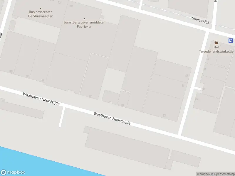 Ambulance met grote spoed naar de Waalhaven N.z. in Rotterdam