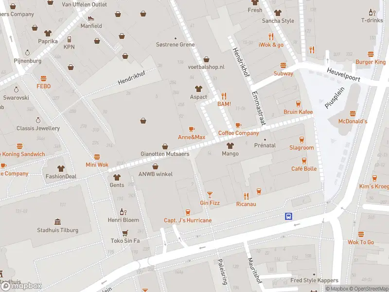 Overlastmelding Emmapassage in Tilburg