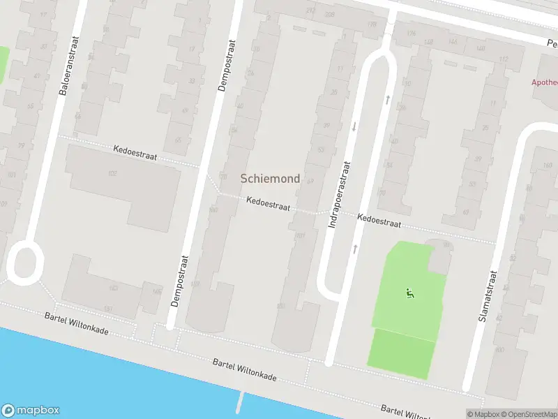 Politie naar de Kedoestraat in Rotterdam